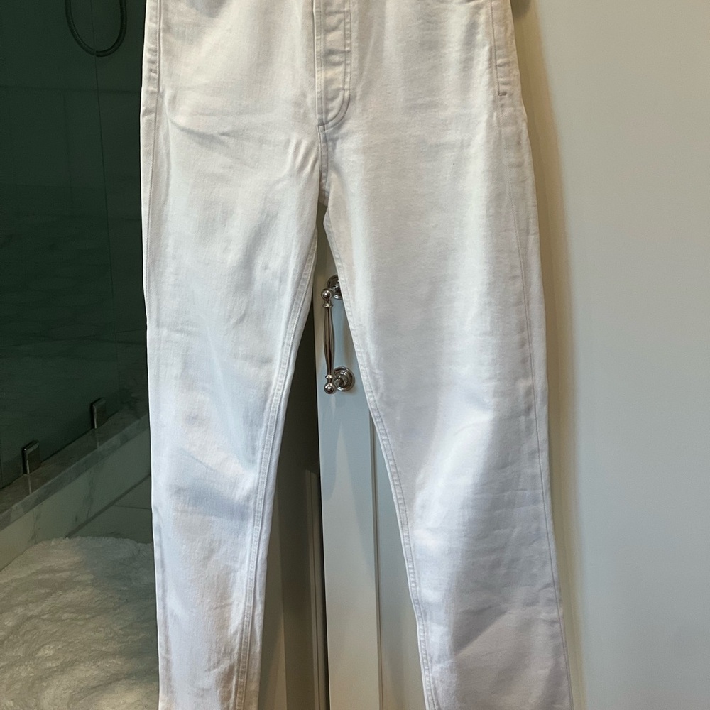 Agolde Off-White Denim Jeans